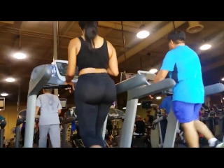 candid big booty see thru on treadmill | wshh   